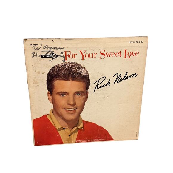 Rick Nelson For Your Sweet Love‎ Vinyl LP - Decca 1963 Stereo - Picture 1 of 5